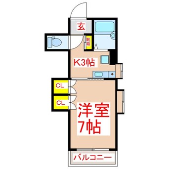 間取図 コスモスビル