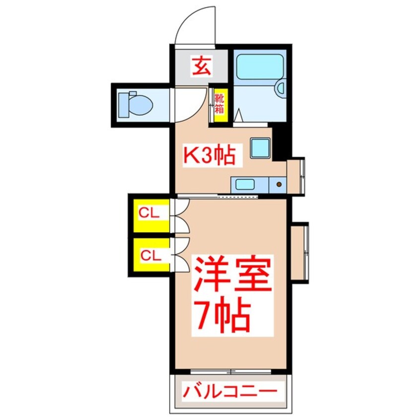 間取図 コスモスビル