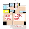 さくらヒルズ樋之口壱番館 1LDKの間取り