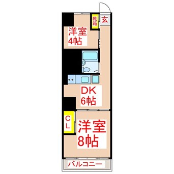 間取図 トーカングランドマンション第二南林寺シーサイド