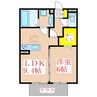 玉里光ハイツ 1LDKの間取り