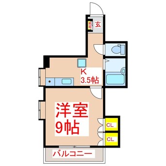 間取図 コスモスビル