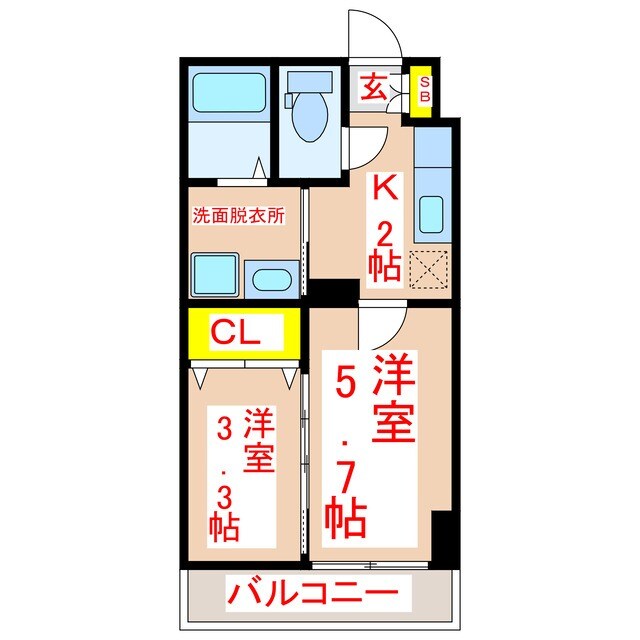 間取り図 パラディーゾ城南