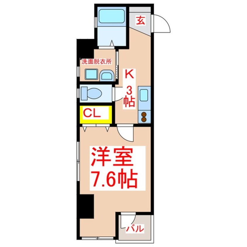 間取図 プチシャトラン樋之口