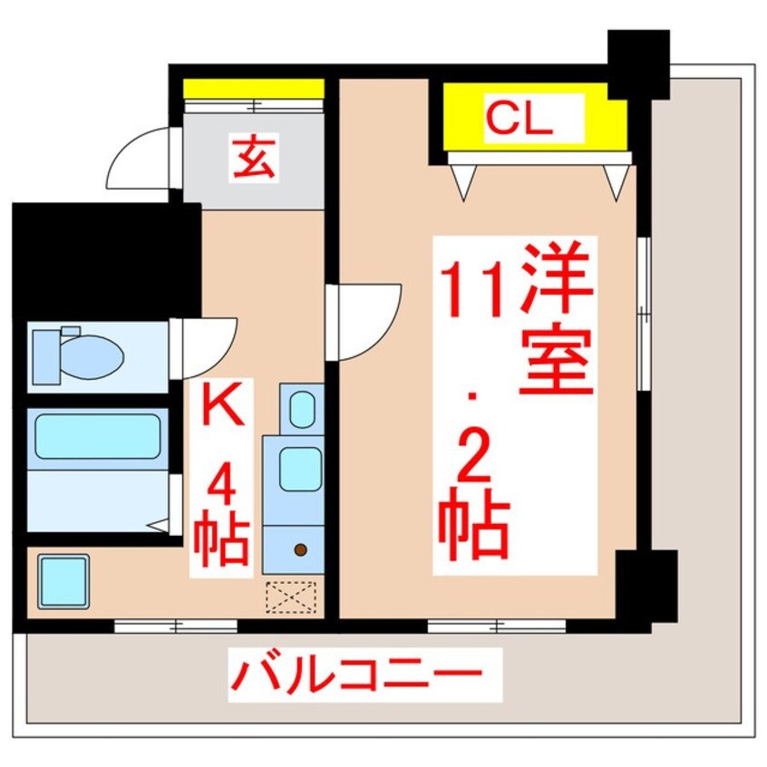 間取図 グランガーデンたてばば