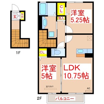 間取図 クリエイティブ　Ｂ棟