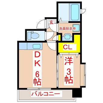 間取図 Ｐｒｅｃｉｏｕｓ　Ｋ