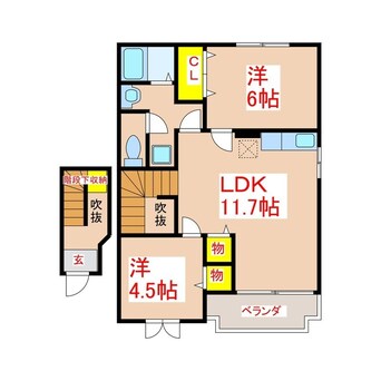 間取図 クリアネスＹ・Ⅱ