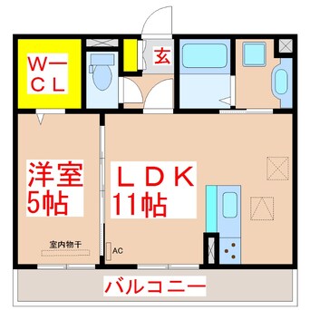 間取図 ソシアメゾン坂元