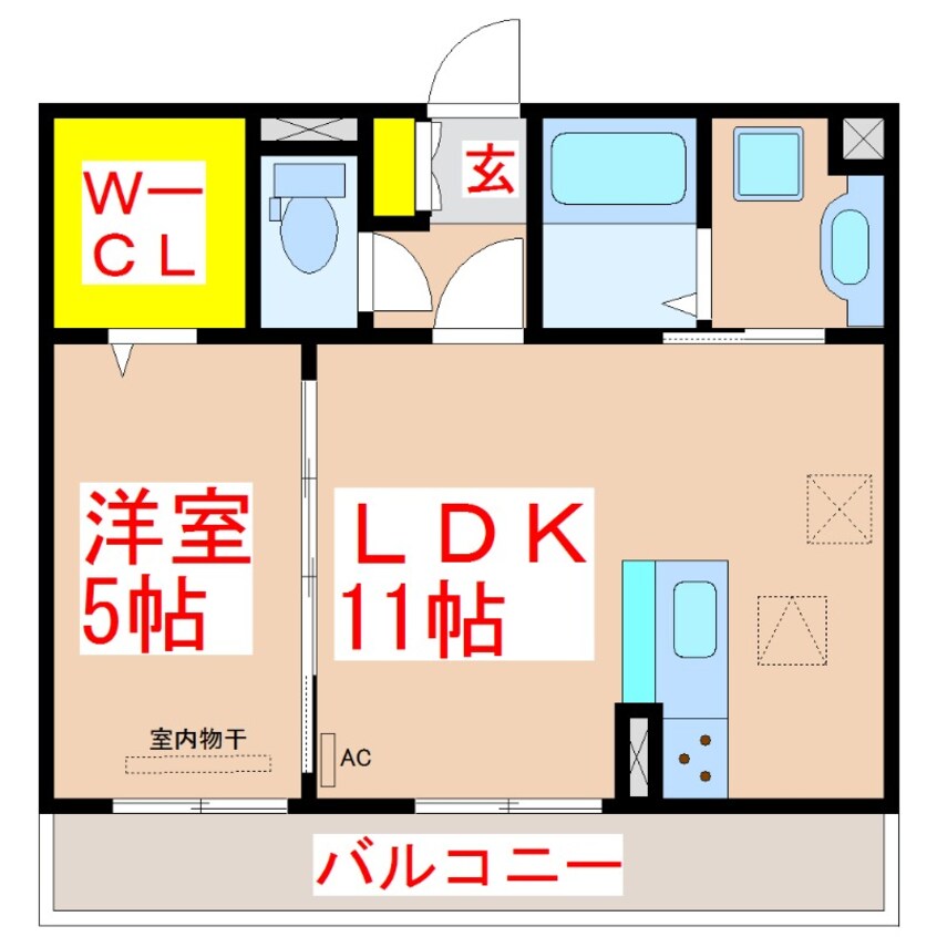 間取図 ソシアメゾン坂元