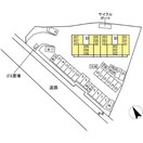 駐車場配置図 ソシアメゾン坂元