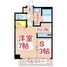 Ｋａｎｏｎ 1Rの間取り