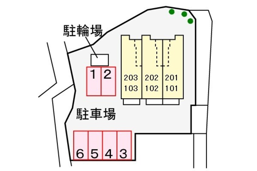 駐車場配置図 アユナール