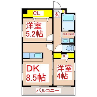 間取図 さくらヒルズ甲突町