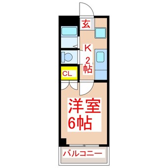 間取図 ブルースター清水町