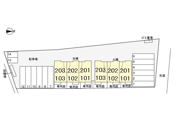 駐車場配置図 ファ－ストステ－ジＡ