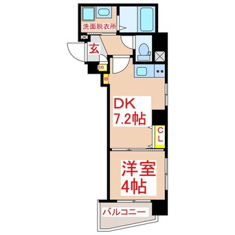 間取図 Ｍｏｄｅｎａ甲突