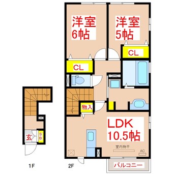 間取図 マーベラスコート　Ⅱ