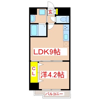 間取図 加治屋町ＭＳＨ