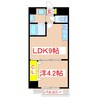 加治屋町ＭＳＨ 1LDKの間取り