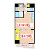 加治屋町ＭＳＨ 1LDKの間取り