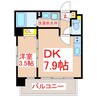 Ｍｏｄｅｎａ甲突 1DKの間取り