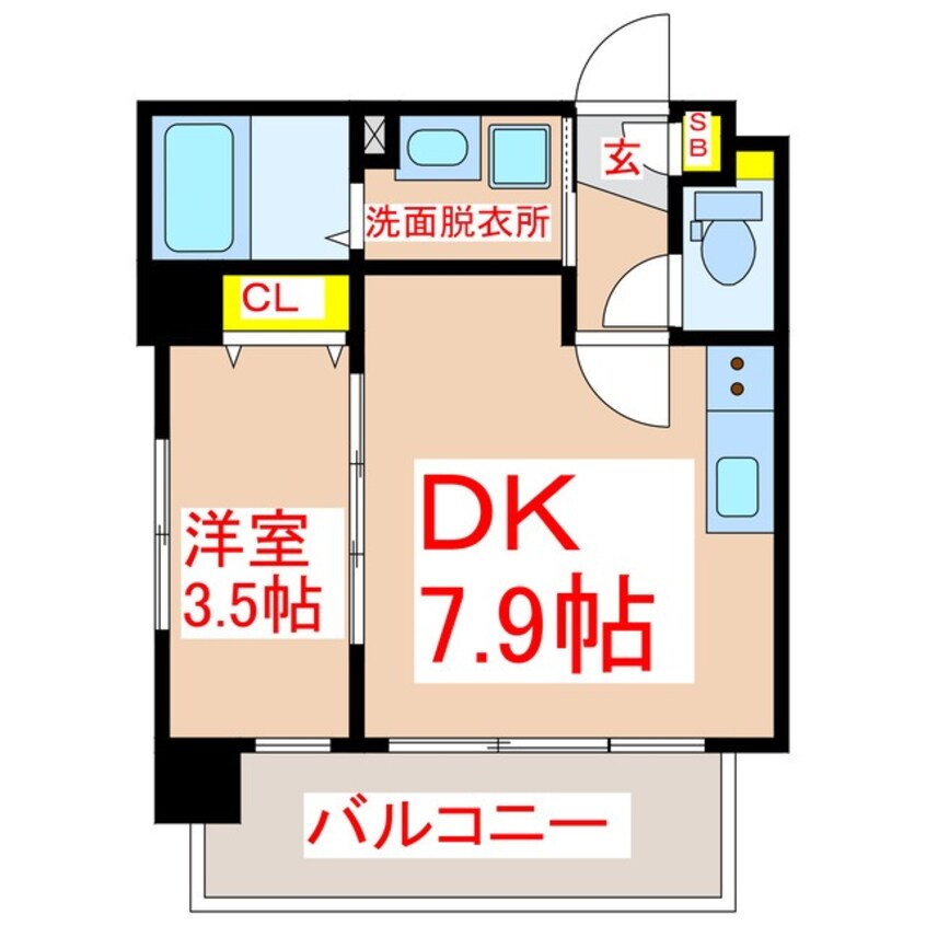 間取図 Ｍｏｄｅｎａ甲突