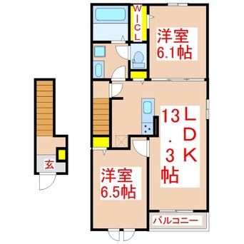 間取図 イーグルコートⅡ