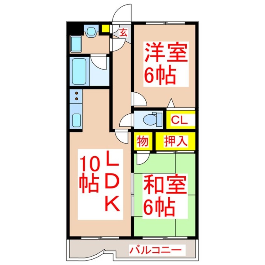 間取図 リーベさつま