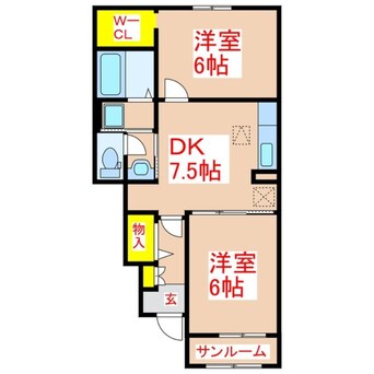 間取図 ｓｅｖｅｎｓｔａｒ　Ⅱ