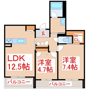 間取図 シャーメゾン大龍Ａ棟