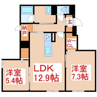 間取図 シャーメゾン大龍Ａ棟