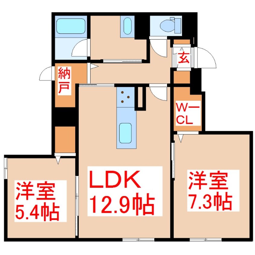 間取図 シャーメゾン大龍Ａ棟