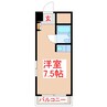 皐月マンション天文館 1Rの間取り