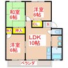 ガーデンハウス伊敷台 3LDKの間取り