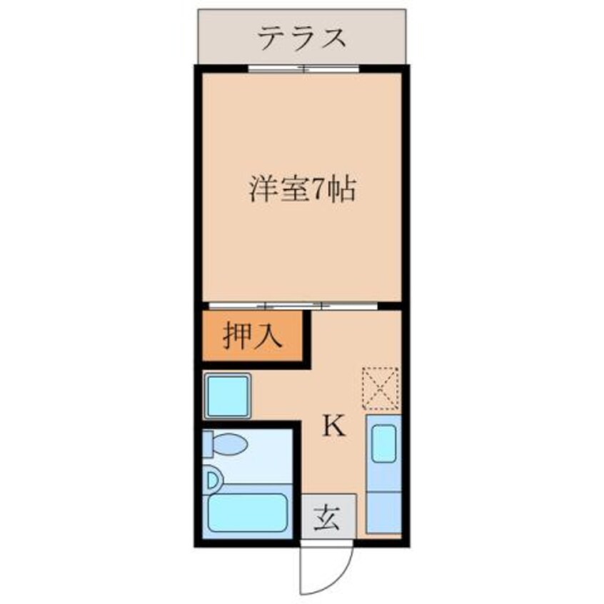 間取図 サンシャインＫＡＮＯＹＡ