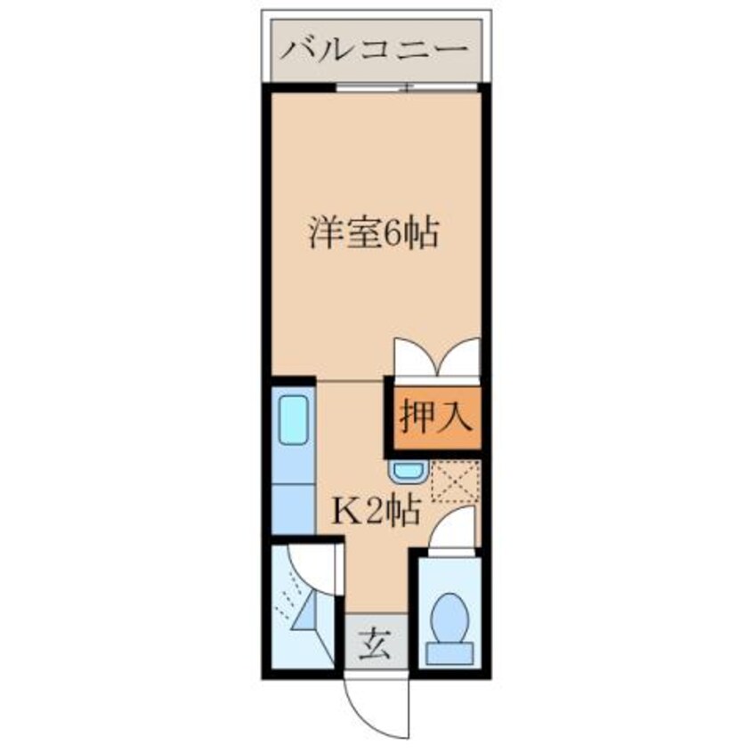 間取図 エスポワールバイパス