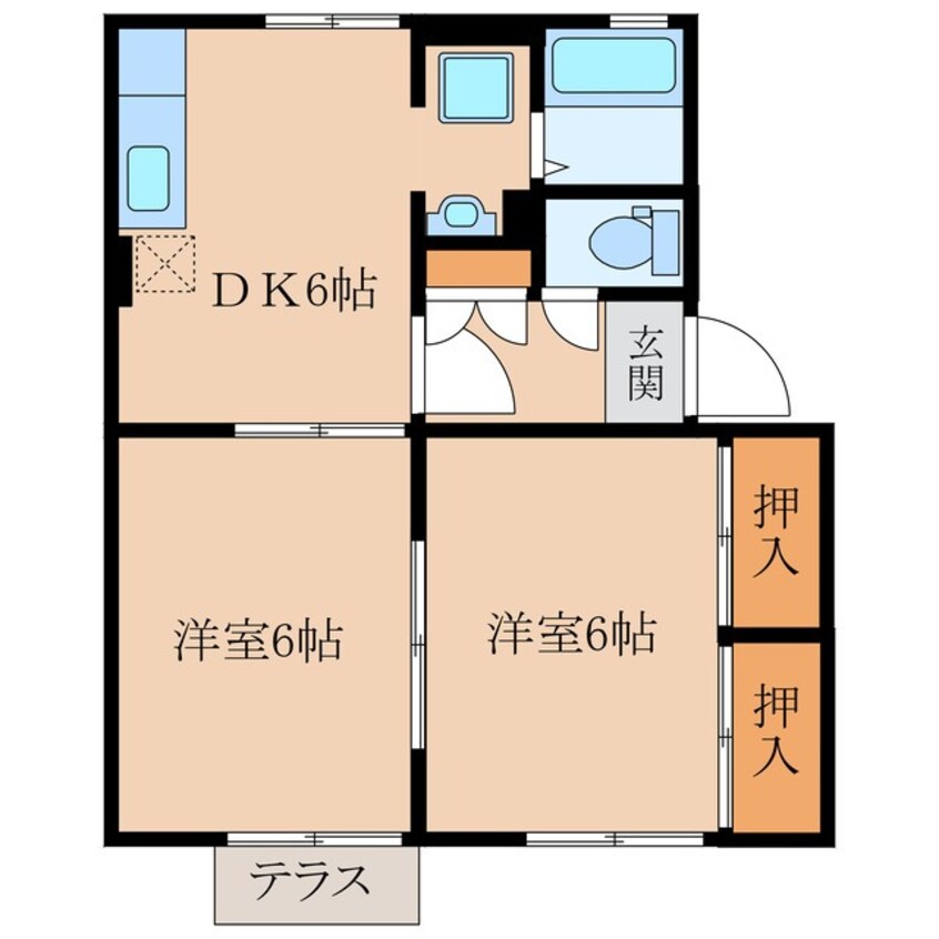 間取図 ガーデンコート田崎