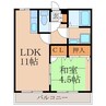 セルシオマンション 1LDKの間取り