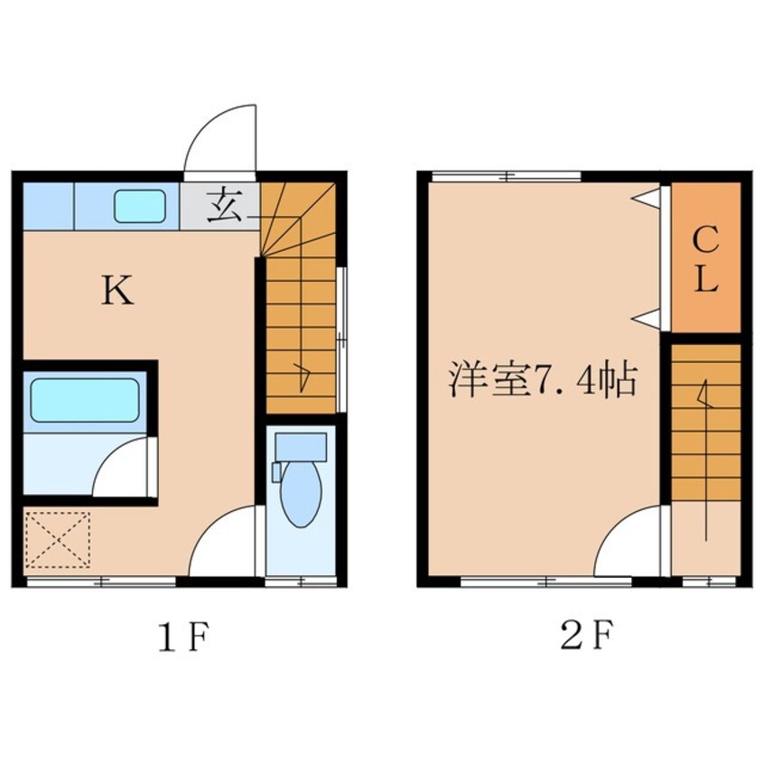 間取図 コーポマルモト