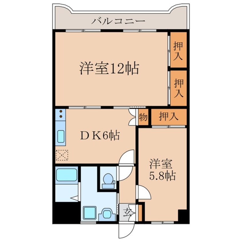 間取図 ウエストガーデンヒル　Ａ棟