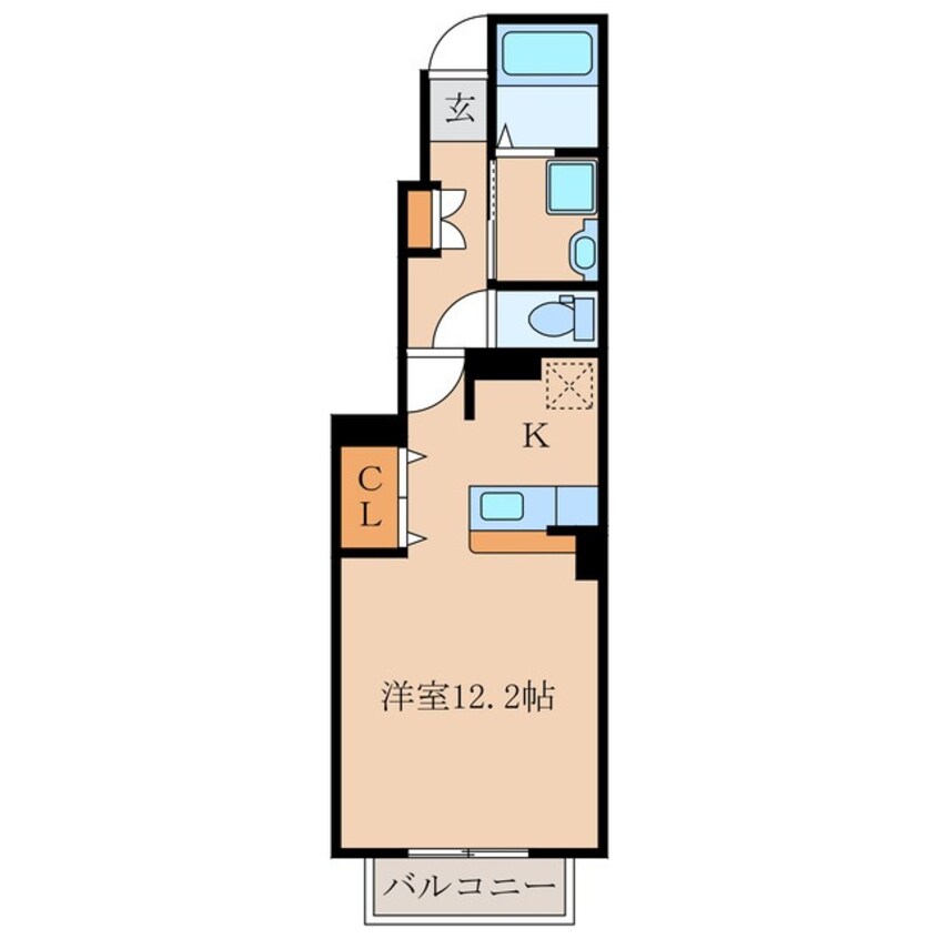 間取図 グランツ西原