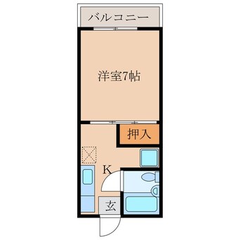 間取図 サンシャインＫＡＮＯＹＡ