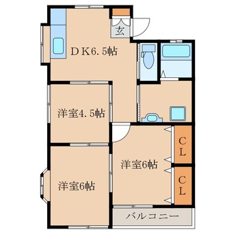 間取図 福島ラ・クオーレ