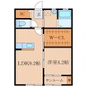 ＡＬＯ　Ⅱ 1LDKの間取り