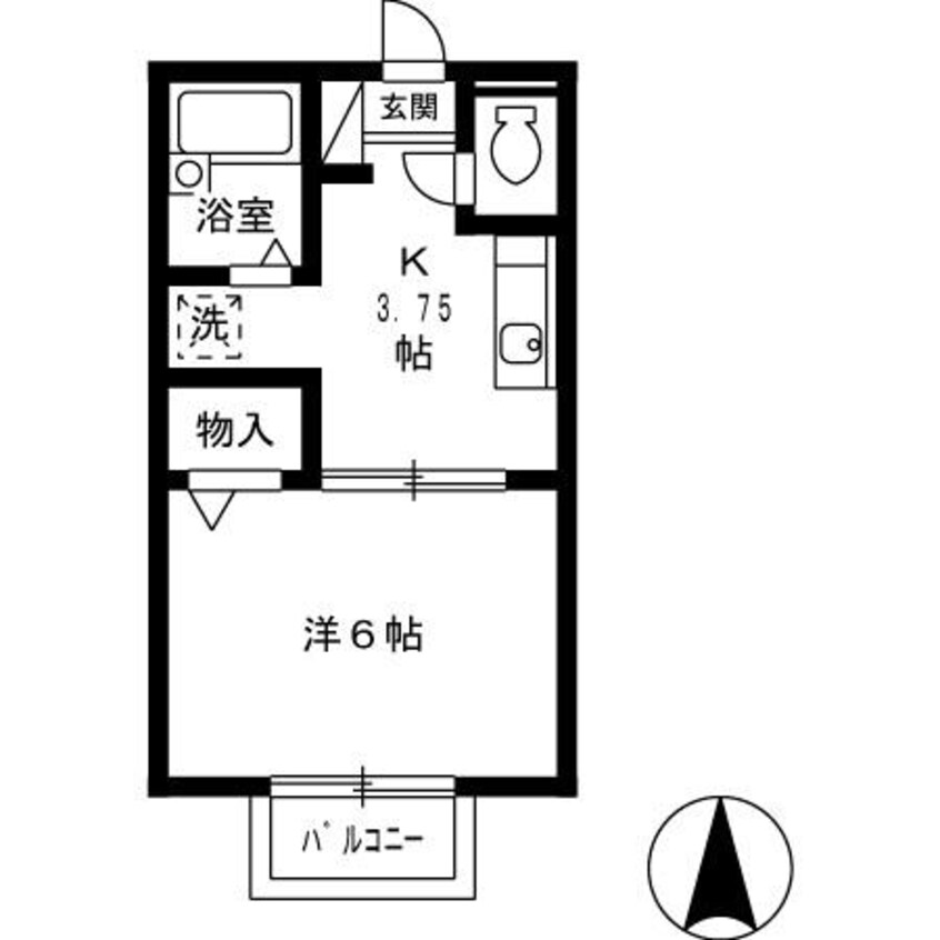 間取図 プランティオⅠ