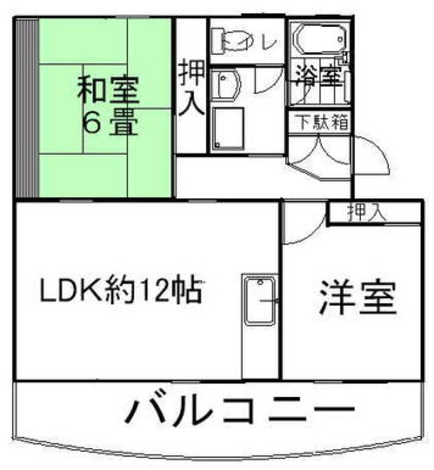 間取図 パークハイツれんげじ