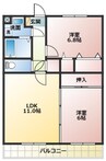 CO・COON 2LDKの間取り