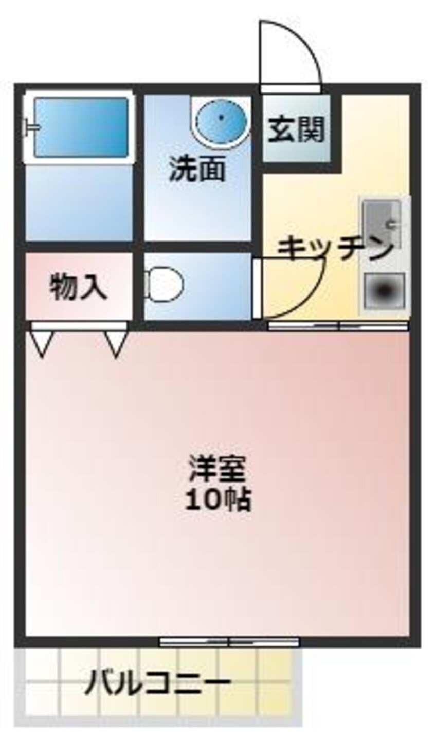 間取図 ヴィラ司