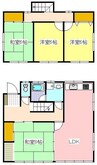 新南新屋　渡邊邸 4LDKの間取り